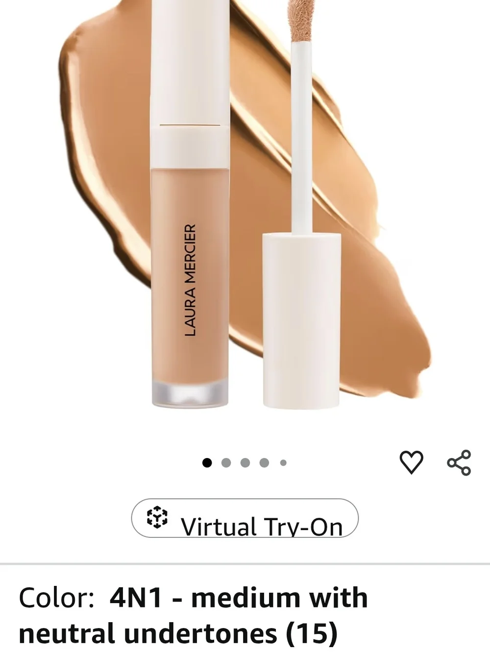 laura mercier Concealer Stick — 4N1 Medium Neutral Shade (Warm Tan)